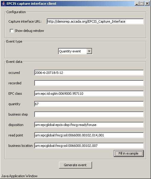 Accada EPCIS RDBMS EPCIS Repository Capture Interface HTTP