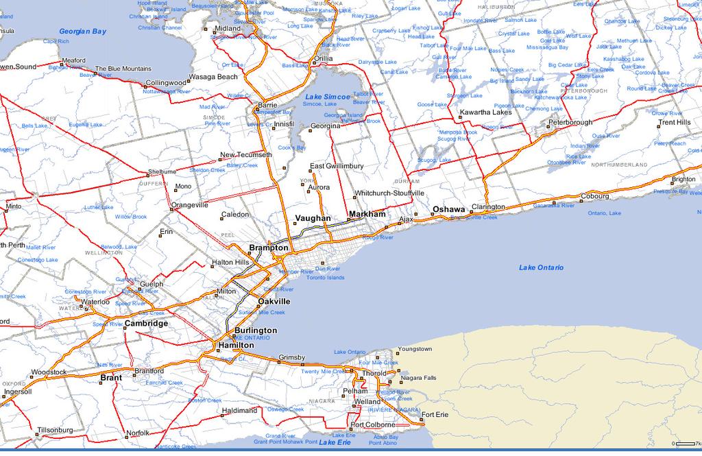 Figure 1 - Greater Golden Horseshoe Two types of models were used.