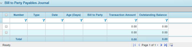 Payables Page 87 1. Use the Bill to Party Payables feature detailed above to locate the necessary transactions. 2.