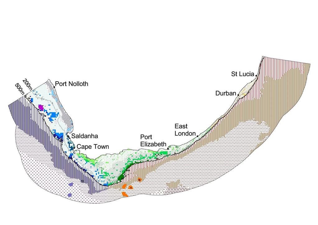 types 62 offshore benthic (seabed) habitat