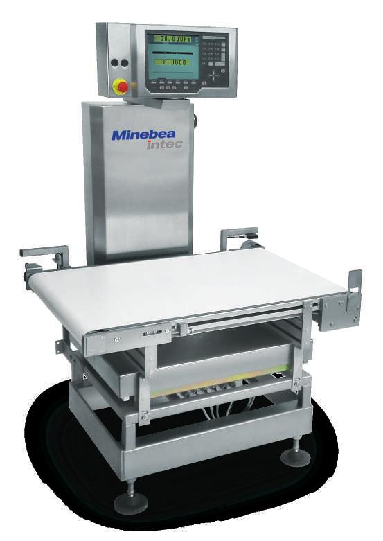 End-of-line checkweighers Minebea Intec offers a complete range of high capacity checkweighers for a wide range of applications, including