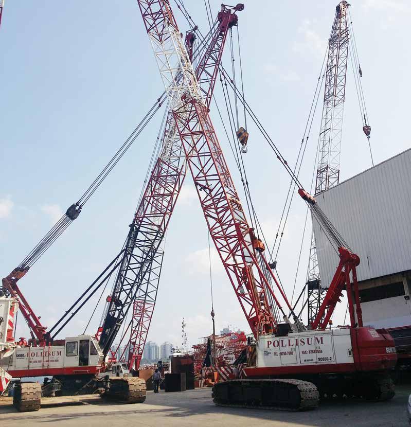HEAVY LIFTS Heavy lifts sits at the core of the Pollisum fleet so no matter what your lifting requirements are, we have the product for you.