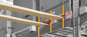 Extendable forks Optional hydraulically operated extendable forks can provide up to 30% more storage density while maintaining operational flexibility when operating in other areas of the warehouse.