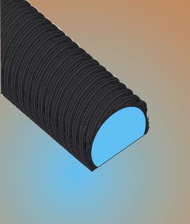 non-woven filter material coated to prevent