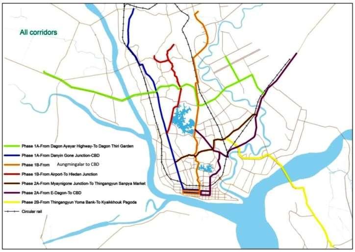 7 corridors and 11 BRT routes introduced in the Comprehensive