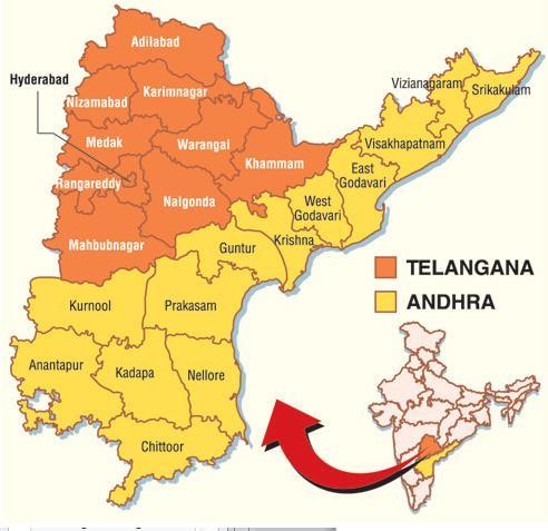 Case Study : Erstwhile Andhra Pradesh Telangana