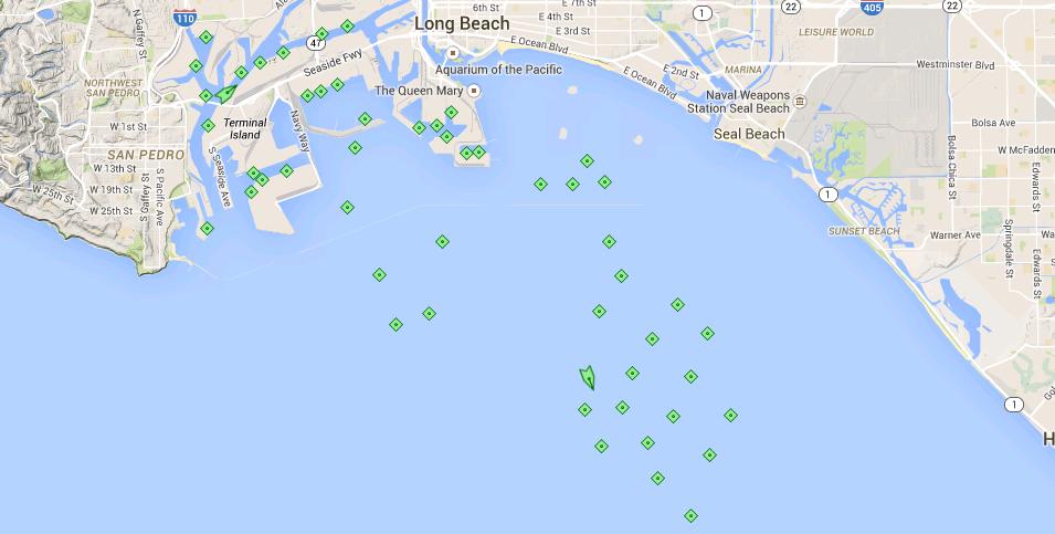 Lots of Boats Waiting in the Water Airfreight &