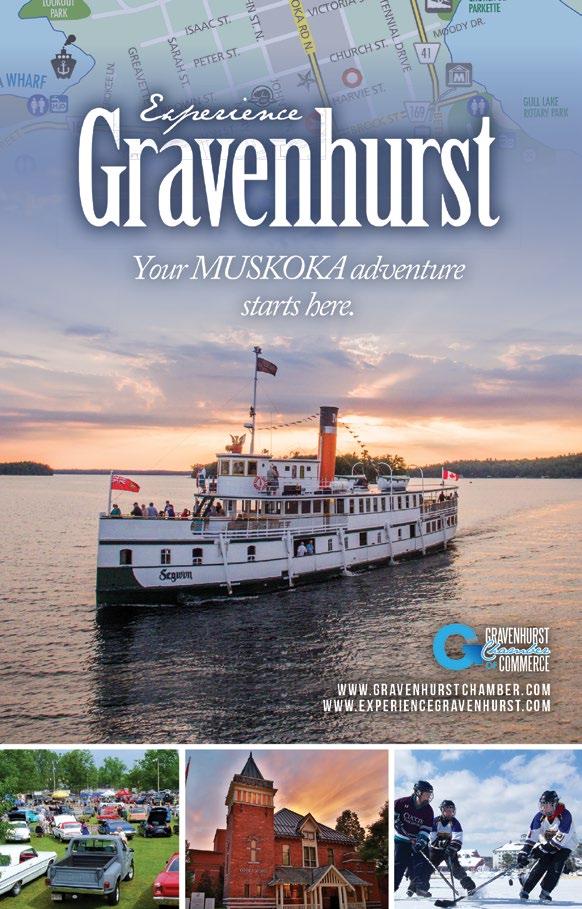 All 2019 Gravenhurst Chamber Members receive a FREE Directory Listing 25,000 Free Copies of the Directory Guide Available at over 120 locations in select Ontario and U.S.