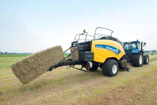 ON THE GO BALE WEIGHING The ActiveWeigh bale weighing system uses integrated sensors in the bale discharge chute to register the weight of the bale at the point at which it becomes free from the