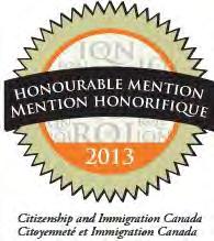 IQN Honourable Mention The project won an honourable mention