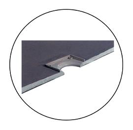 easy and secured steps. What is Marmox Shower Underlay? Marmox Shower underlay is a floor level, barrier-free shower panel that is ready to receive a surface finish. Pre-laid to falls at min 2%.