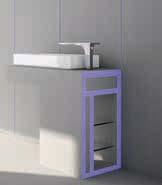 individual washstands, shower structures or
