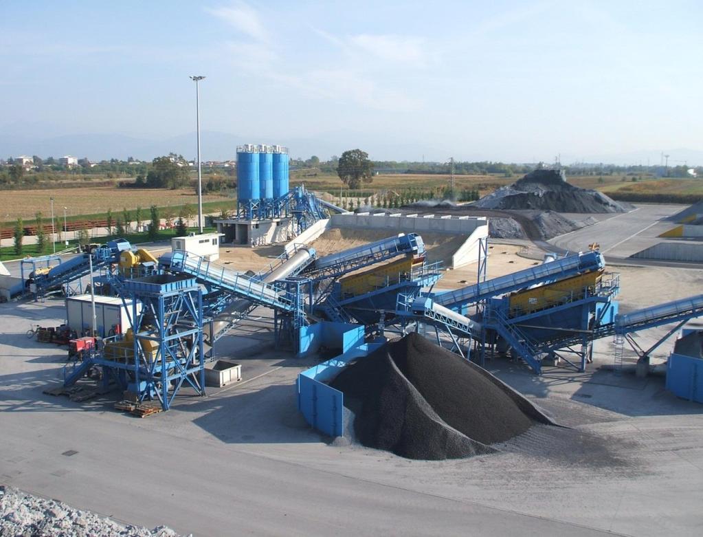 2 ECOGRAVEL PROCESS GREEN STEEL ABS PROJECT CRUSHING AREA STAGES: > DEFERIZZATION > CRUSHING >