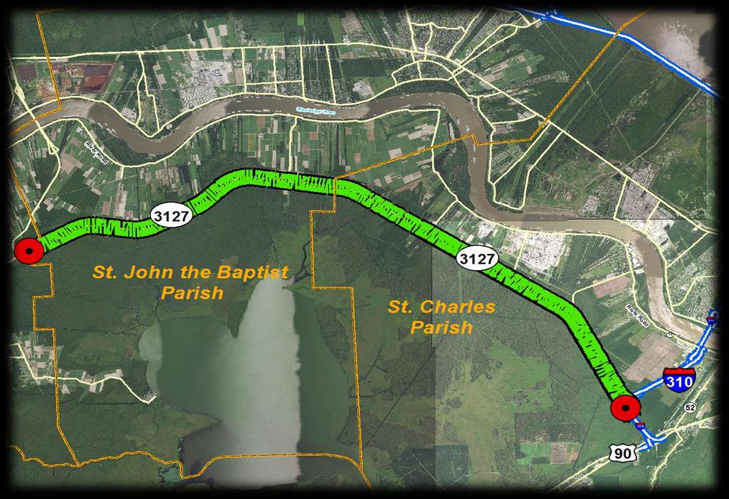 LA Hwy 3127 Widening (I-310 to St. James Parish Line) St. Charles and St.