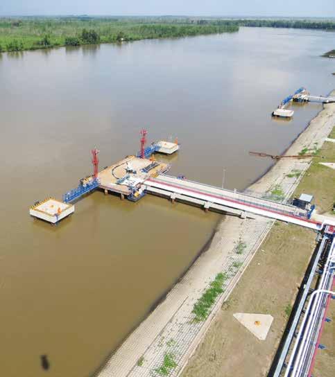 FLUVIAL LOGISTICS FOR RELIABLE SUPPLY We have invested more than USD450 million in creating a reliable fluvial logistics corridor where we currently supply petroleum products to Argentina, Paraguay
