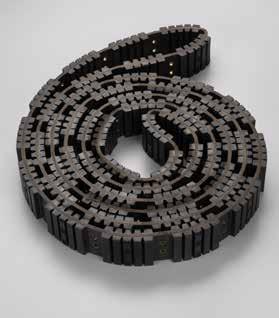 Profiled process belts for virtually all transport tasks The cost-effective transportation of