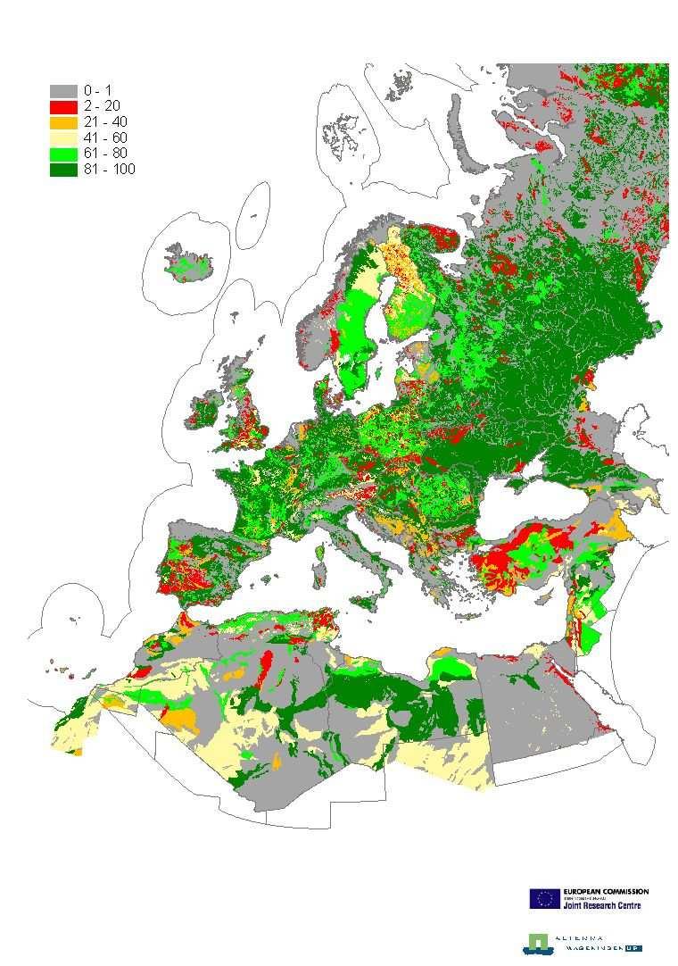Soil functions DG ESTAT 30/1101/12/2009 AGRICULTURE AND ENVIRONMENT 4 1) biomass production 2) storing filtering and transforming nutrients, substances and water 3)