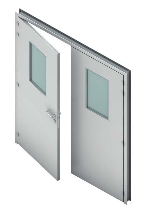 36 Ultratech Data Sheets Semi-Flush Double Door Leaf Technical Details Type: Core: Thickness: Semi-Flush double door leaf and frame ECOsafe PIR / MF Core 50, 60, 80, 100mm / 1.97, 2.36,3.15, 3.