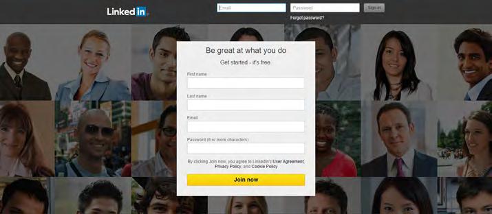 To set up a LinkedIn account, simply follow these steps: PRO TIP When viewing your profile, you can edit any section by moving the mouse over it and clicking the pencil icon. 1 Go to linkedin.