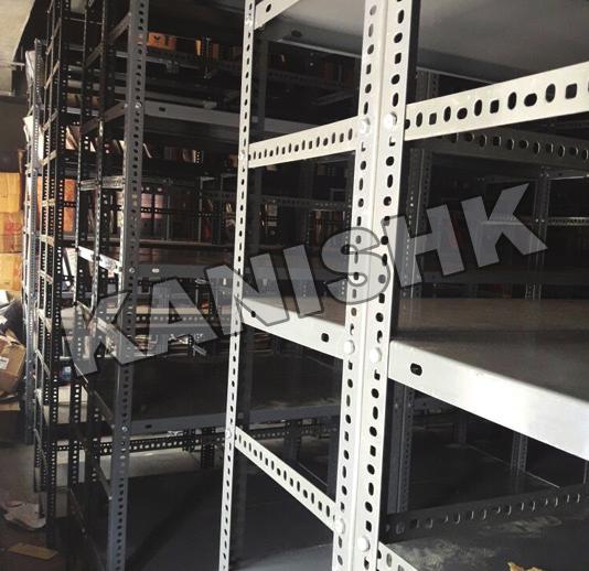 We use finest quality of CR and HR steel, for making Slotted Angle Storage System.