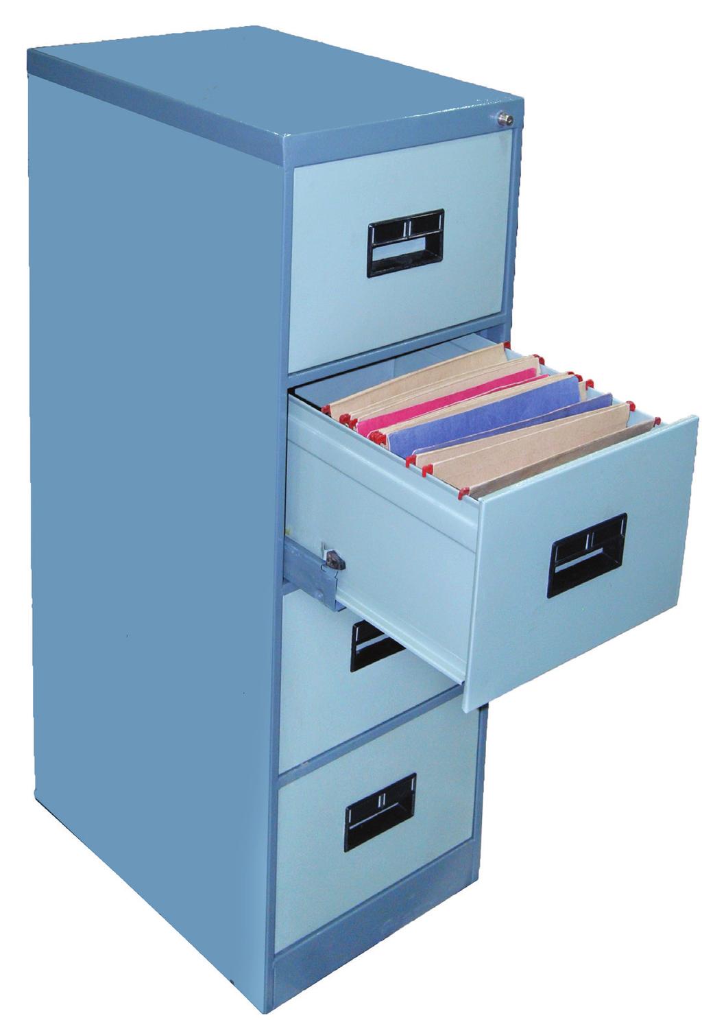 Filing Cabinet Filing cabinet is a piece of office equipment which acts as a space saver solution