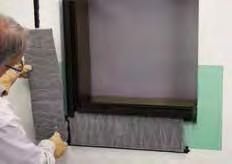 Install window-curtainwall transition materials including the Dow Corning