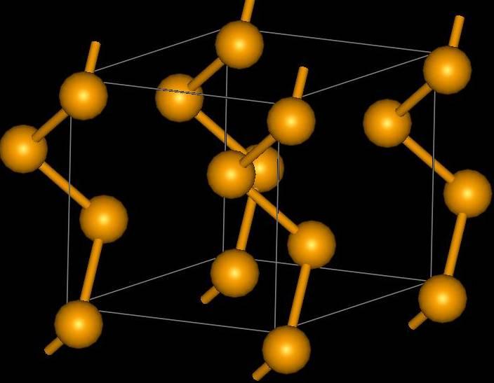 Band Structure of Selenium Gray selenium has a direct band gap of 1.74 ev and is composed of chains of Se atoms as shown above.