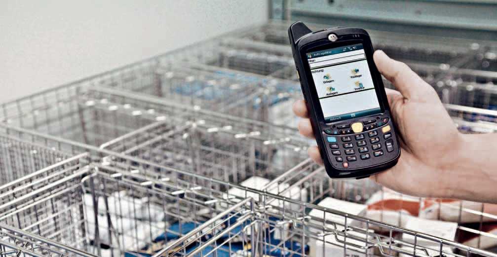 MDE order picking: Mobile systems for person to goods operations Mobile order picking between manual, order, and direct storage Key benefi ts: Management of order
