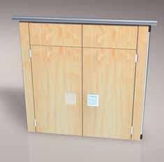 The partitioning can be straight or angled, and can also accommodate special features