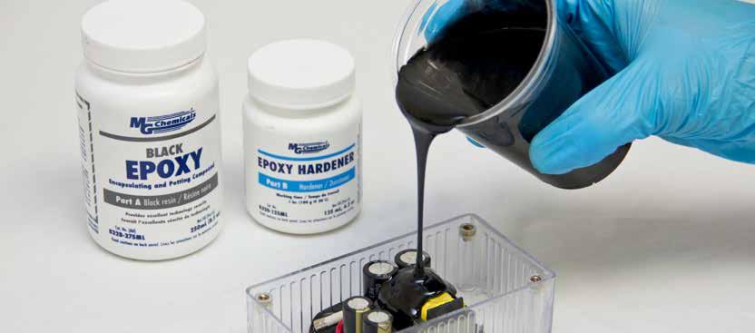 832 SERIES Non-UL spec products 832B - Black, 2:1 A general epoxy potting and encapsulating compound that is extremely tough and durable.