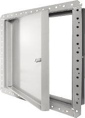 Access Doors For Drywall Installations RDW RDWPD The face of the door on the RDW is recessed to receive a panel of drywall to provide a dry wall finish on the door to match the teture of surrounding