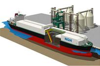 which contains cargo handling equipment, will also be filled with natural gas, in general, to prevent explosion; and Each cargo hold has a hatchway cover to separate the space in the cargo hold from