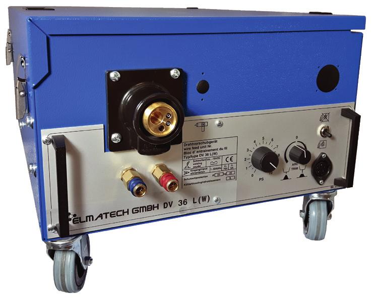 regulator workpierce lead AL70/K70 / 4 m Illustration here with Wire feed unit DV 14 With welding process control Virtual Machine VM3 Welding inverter AC/DC MIG/MAG system water-cooled, incl.