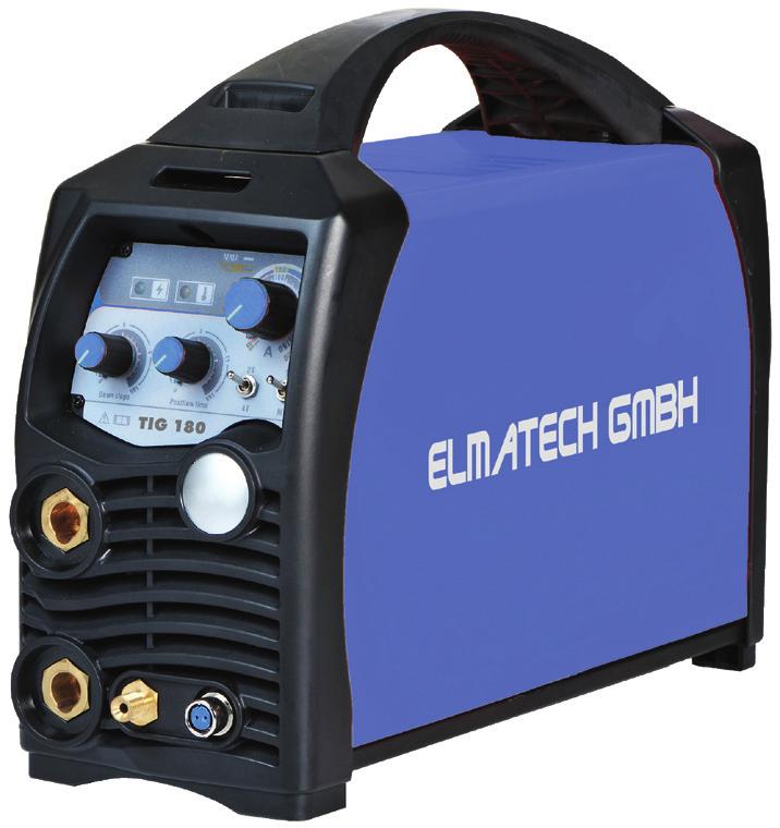 Profi TIG 180, 200 puls DC G Components & Accessories These TIG welding machines meet the needs of craftsmen and satisfies light industrial requirements.