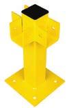 for added strength Posts are 4" square 7ga steel Ships KD (knocked down) Contact Factory for