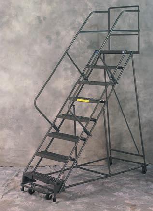 LADDERS GILLIS SAF-T LADDERS 50 SAF-T TM Angle Ladders Locking Systems: Spring loaded caster (4) For 2 4 step ladders.