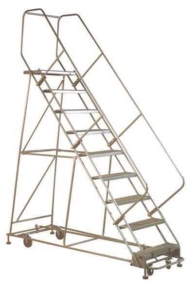 ) is platform height plus handrail height All Ladders are Painted Blue 50 SAF-T Angle Multi-Directional Style S9R2-MD Locking System: (Std.