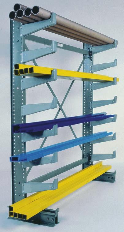 STORAGE RACKS JARKE LIGHT MEDIUM DUTY CANTILEVER RACKS Quiktree This rack is a light-medium duty rack that easily stores and organizes evenly distributed loads.