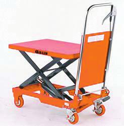 *Has a double scissor lift to reach the
