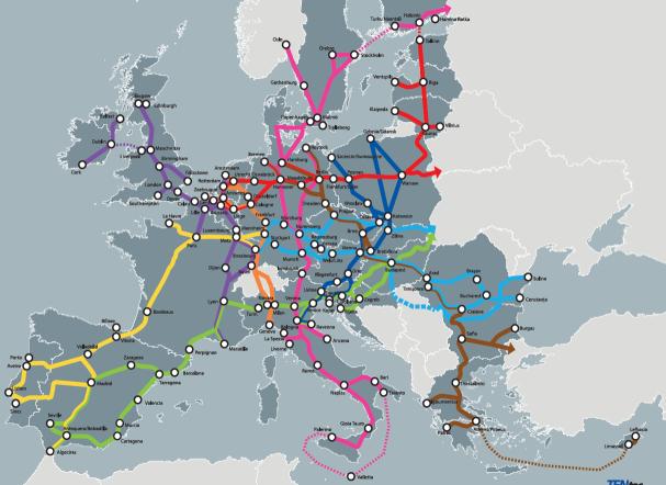 The Truly Integrated Transport System in the Long distance context EU wide co-modal transport services within a well synchronized, smart and seamless network, supported by corridors and hubs,