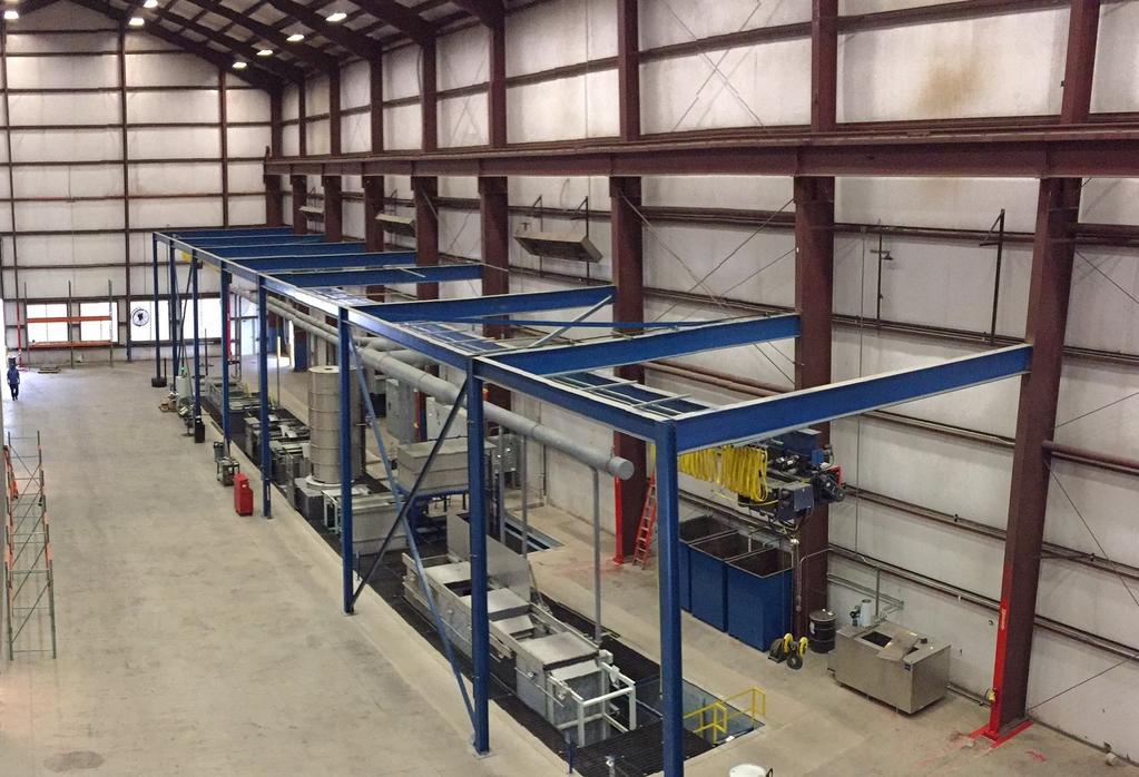HYDRAULIC & PNEUMATIC CYLINDERS & RODS ARCOR LIQUID NITRIDING FACILITY STATE-OF-THE-ART LIQUID NITRIDING LINE: CHATTANOOGA, TN Largest Operating equipment in North America.