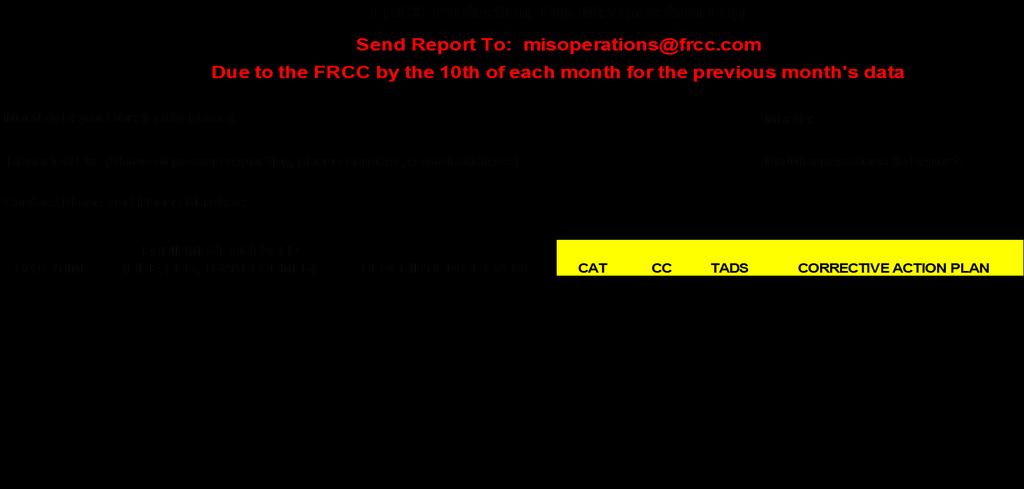 FRCC PROC RC PRC-003 FRCC Requirements for Analysis of Protection Misoperations and Corrective Actions Reporting December 2, 2010