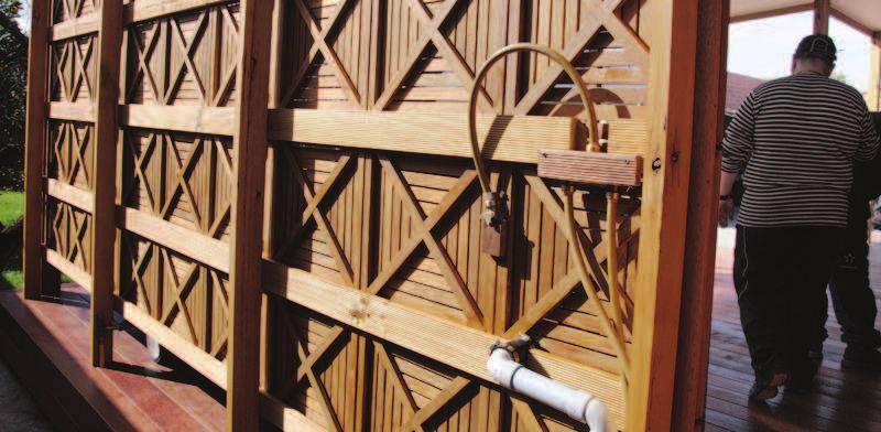 Sakkho recommends wooden tiles to be stored at the installation site protected from rain, snow or direct sunlight for at least two weeks before installation to allow the wood absorb or expel
