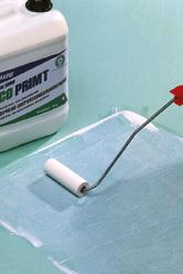 Eco Prim Grip ADHESION PROMOTERS Ready-to-use primer made from synthetic acrylic resin and silica sand with a very low emission level of volatile organic compounds (VOC) for not absorbent substrates.