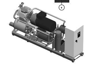New HeatPAC 70 series for 90 C applications Standard NH 3 industrial heat pump unit.