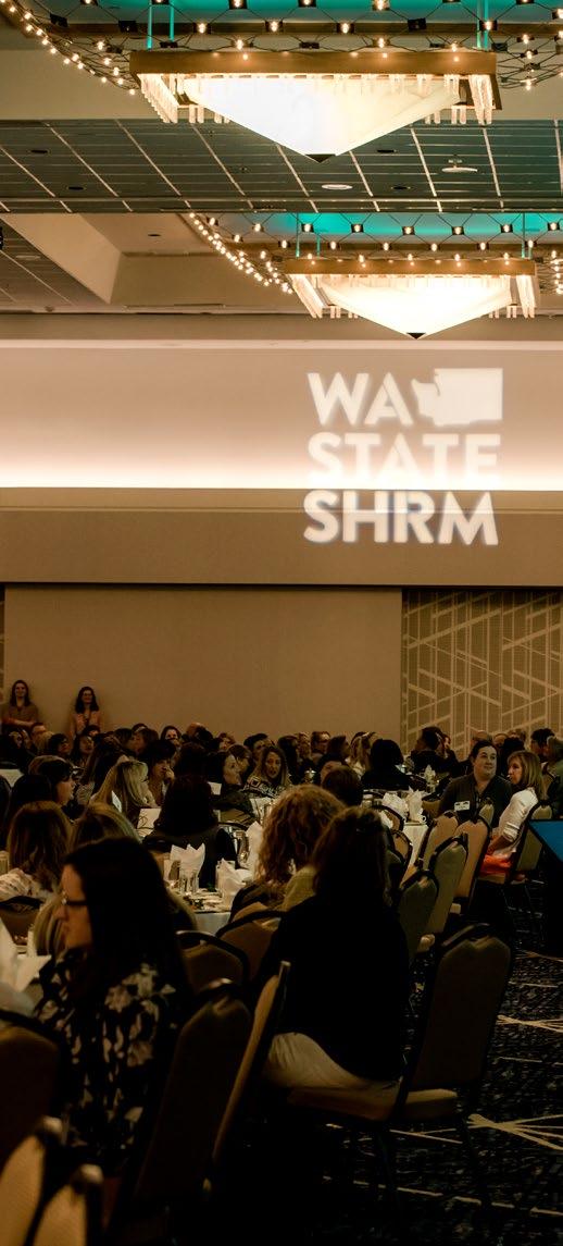 $7,500 $10,000 Volunteer Leader Summit Title Sponsor THURSDAY, MARCH 7, 2019 SEATTLE SHERATON HOTEL 1PM 4:45PM The Washington State SHRM Volunteer Leaders Summit is made up of more than 150 volunteer