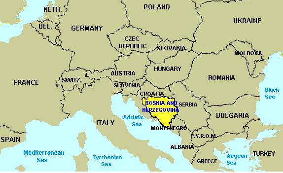 BIH - General information Situated at Balkan Peninsula Area 52.