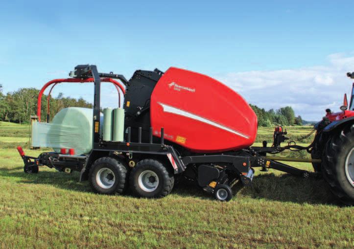 Heavy Duty Design Strong and Durable Chassis Design The FlexiWrap baler