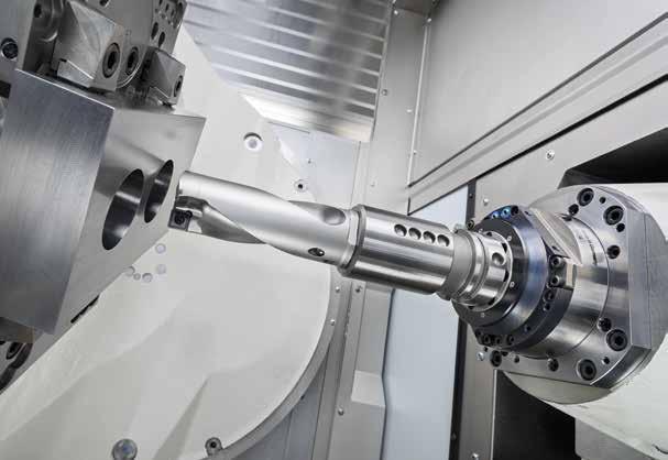 TYPICAL MACHINING OPERATIONS Performance milling Performance drilling Tapping A selection of performance examples illustrates the diverse range of possible applications of GROB universal machining