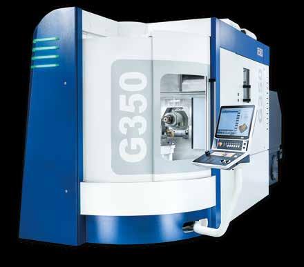 MACHINE CHARACTERISTICS G350 Generation 2 Maximum part size A'-/B'-axis (max.) [mm] B'-axis (max.) [mm] (for A'-axis 0 ) Plan view (max.